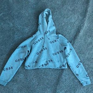 GUESS cropped hoodie